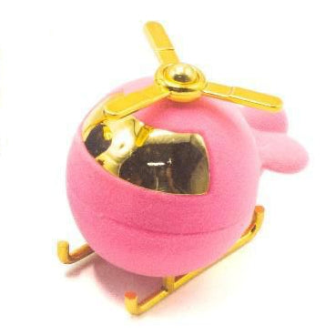 New Born Baby Velvet Helicopter Ring Box