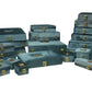 Gold Box Grey Velvet Jewelry Boxes