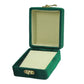 Gold Box Green Velvet Jewelry Boxes