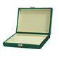 Gold Box Green Velvet Jewelry Boxes