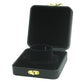 Black Leather Stitched Top Jewelry Boxes