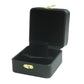 Black Leather Stitched Top Jewelry Boxes