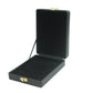 Black Leather Stitched Top Jewelry Boxes