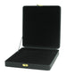 Black Leather Stitched Top Jewelry Boxes