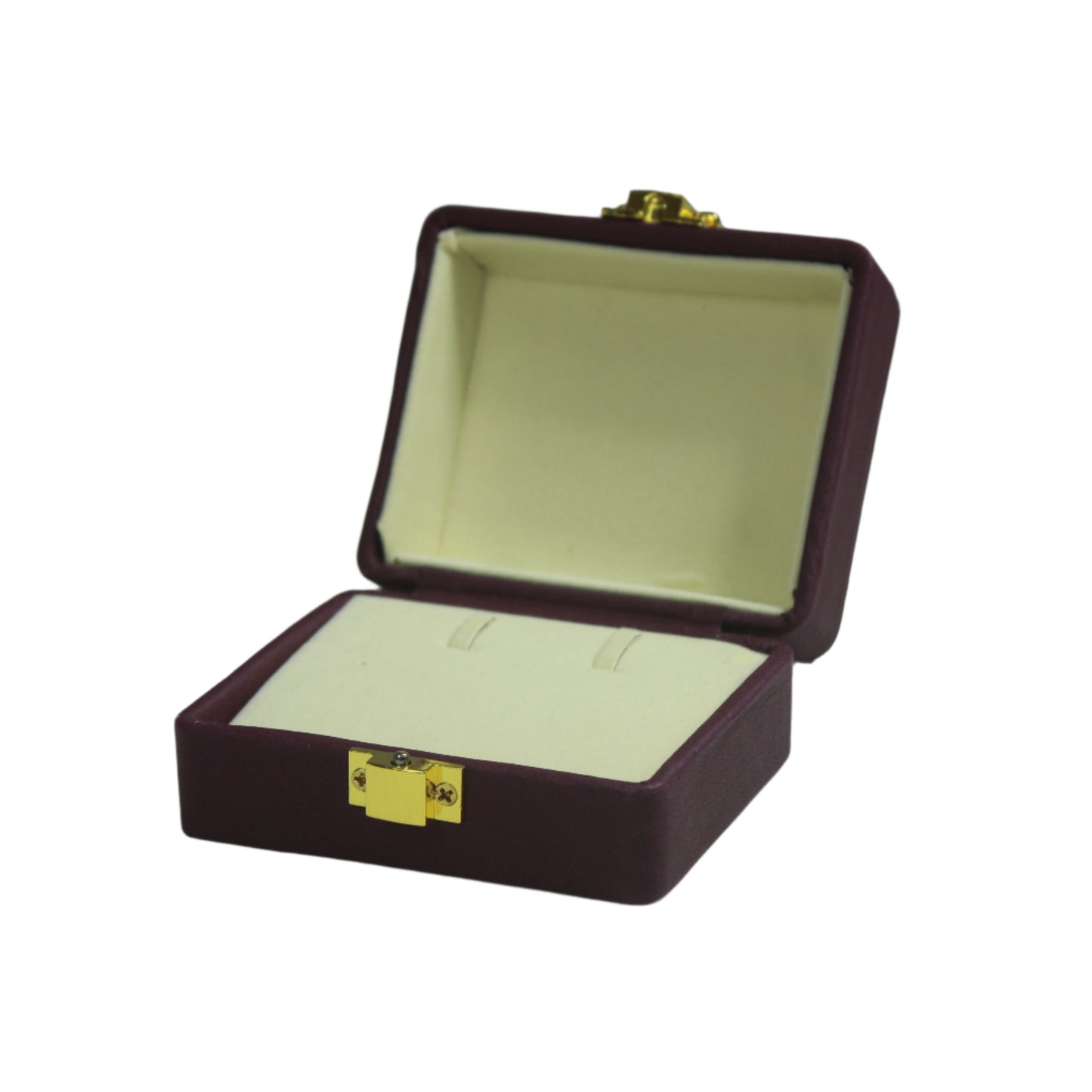 Leather & Velvet in Burgundy Jewelry Boxes
