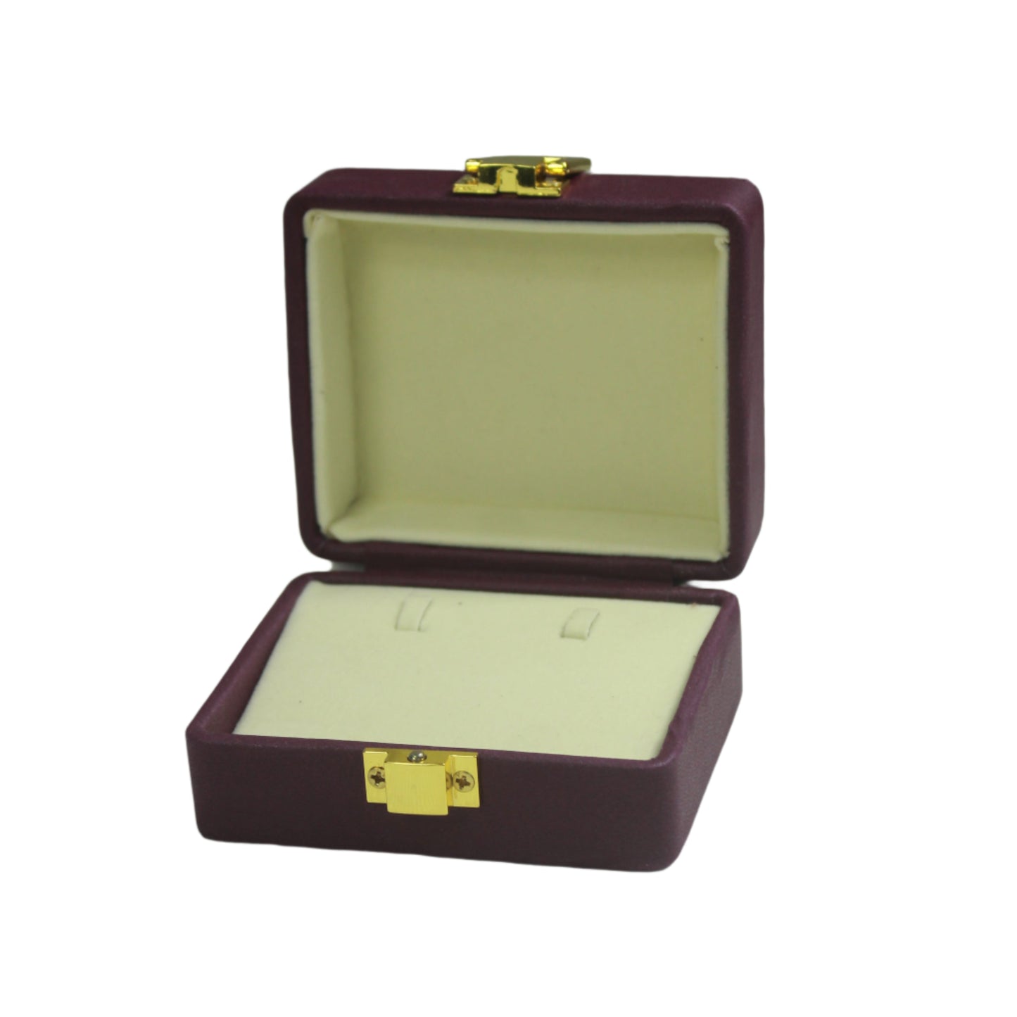 Leather & Velvet in Burgundy Jewelry Boxes