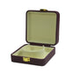 Leather & Velvet in Burgundy Jewelry Boxes