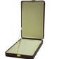 Leather & Velvet in Burgundy Jewelry Boxes