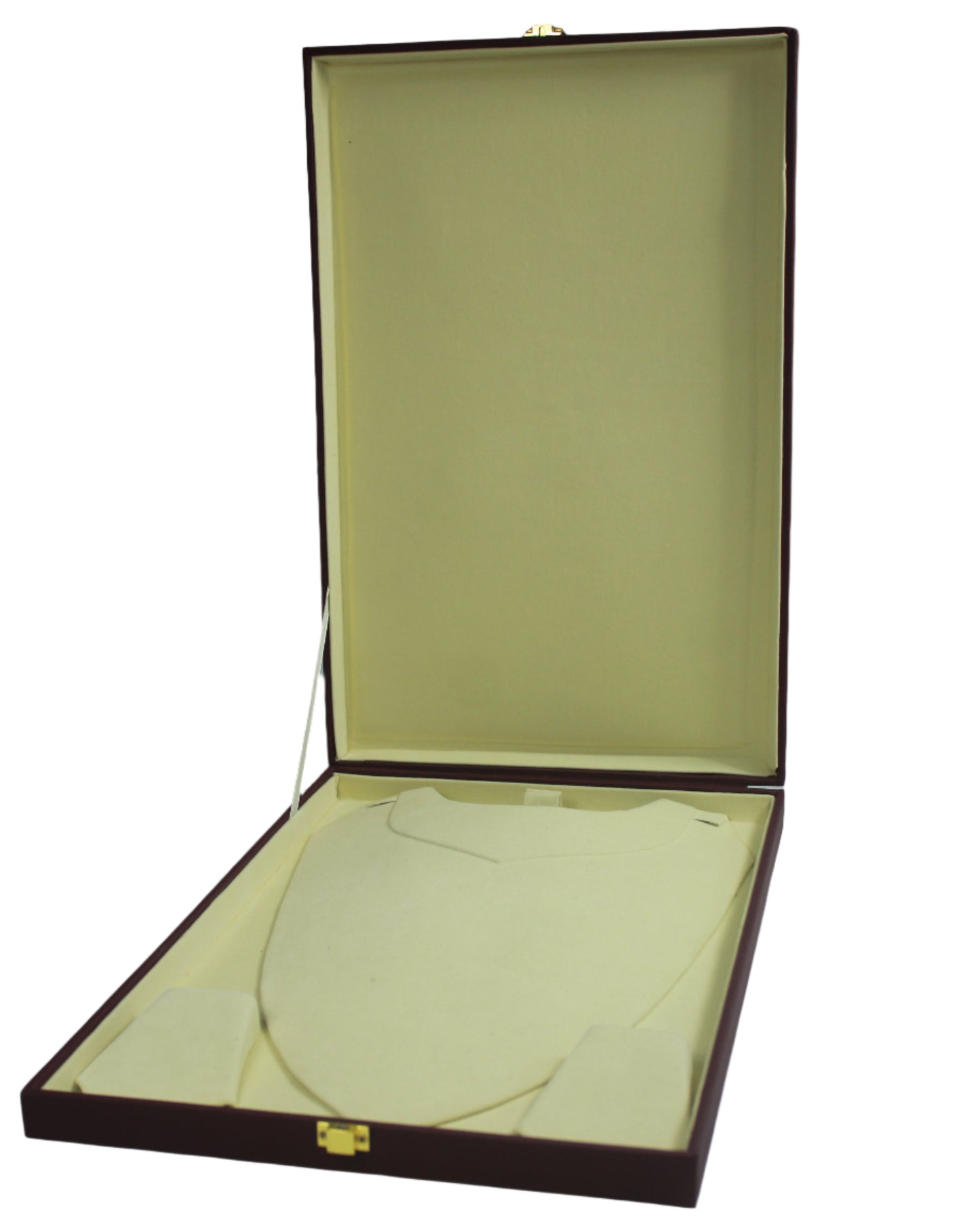 Leather & Velvet in Burgundy Jewelry Boxes
