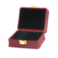 Maroon Leather U Lock Plain