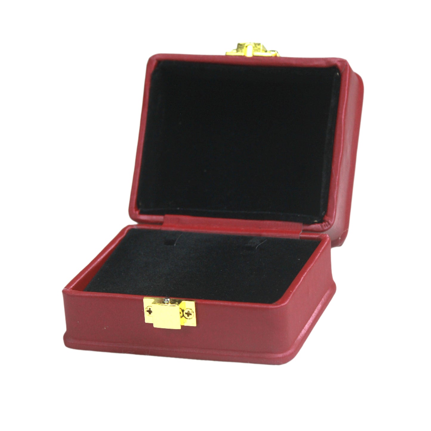 Maroon Leather U Lock Plain