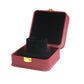 Maroon Leather U Lock Plain