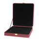 Maroon Leather U Lock Plain