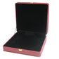 Maroon Leather U Lock Plain