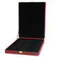 Maroon Leather U Lock Plain