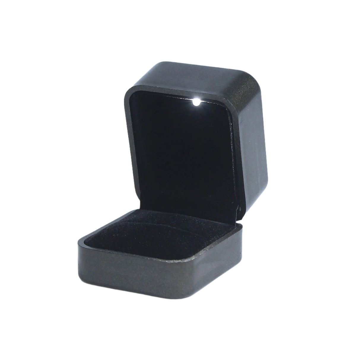 Green Lacquer 5-Piece Jewelry Box Set with LED