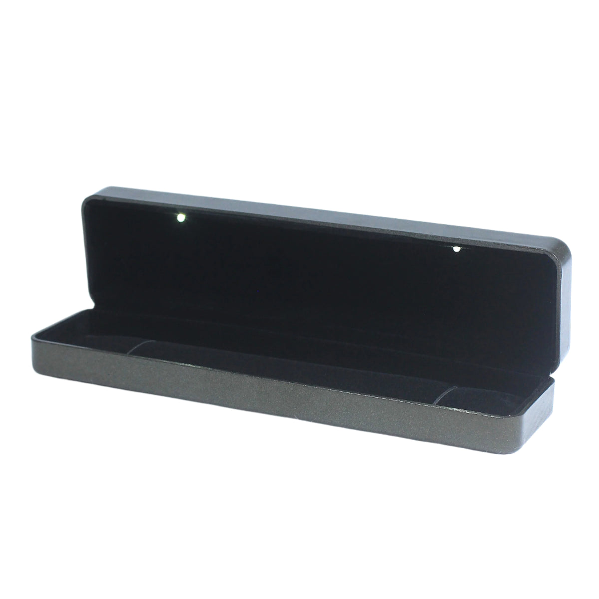 Green Lacquer 5-Piece Jewelry Box Set with LED