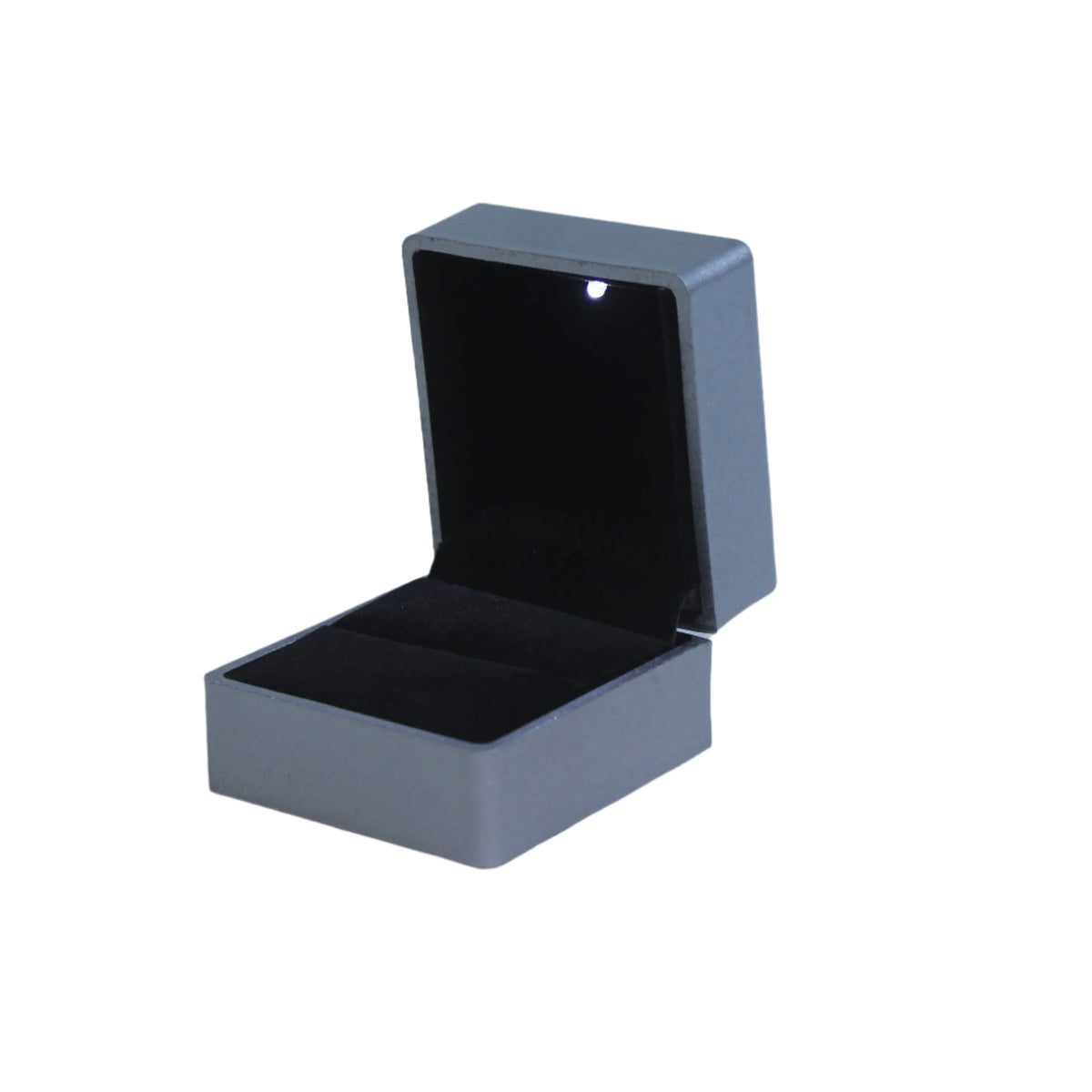 LED Light Glossy Plastic Ring Box