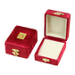 Gold Box Red Velvet Jewelry Boxes