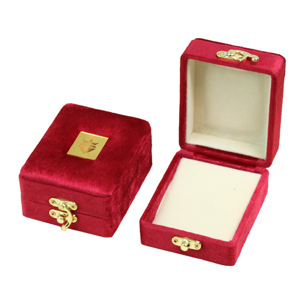 Gold Box Red Velvet Jewelry Boxes