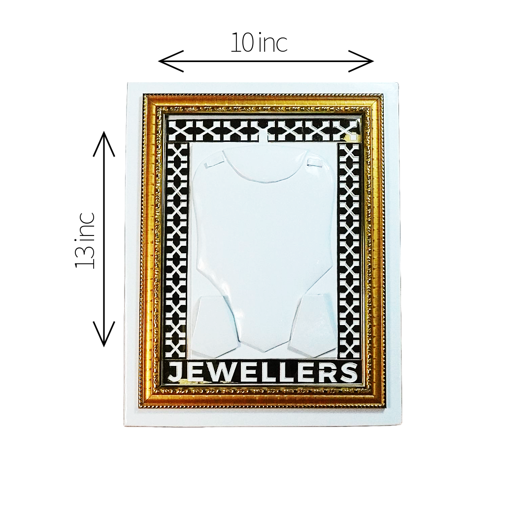 Golden Edge Elite Aura Jewelry Display Tray