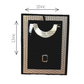 Black pattern Golden Edge Elite Display Tray