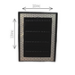 Black pattern Golden Edge Elite Display Tray