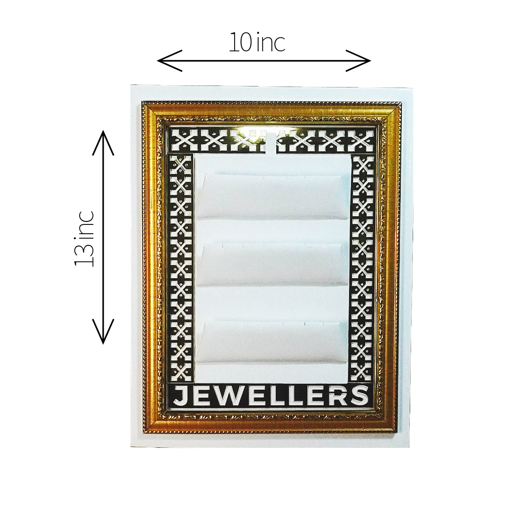Golden Edge Elite Aura Jewelry Display Tray