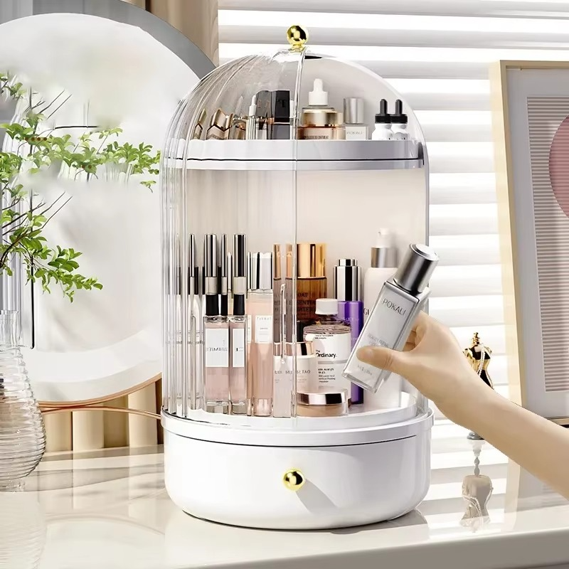 360 Degree Rotating Cosmetic Display & Storage Organizer