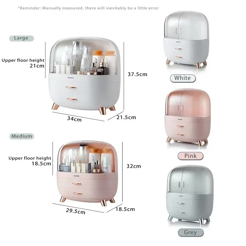 Large Capacity Cosmetic Drawer Makeup Organizer