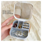 Multi Color Square Mini Jewelry Organizer With Mirror