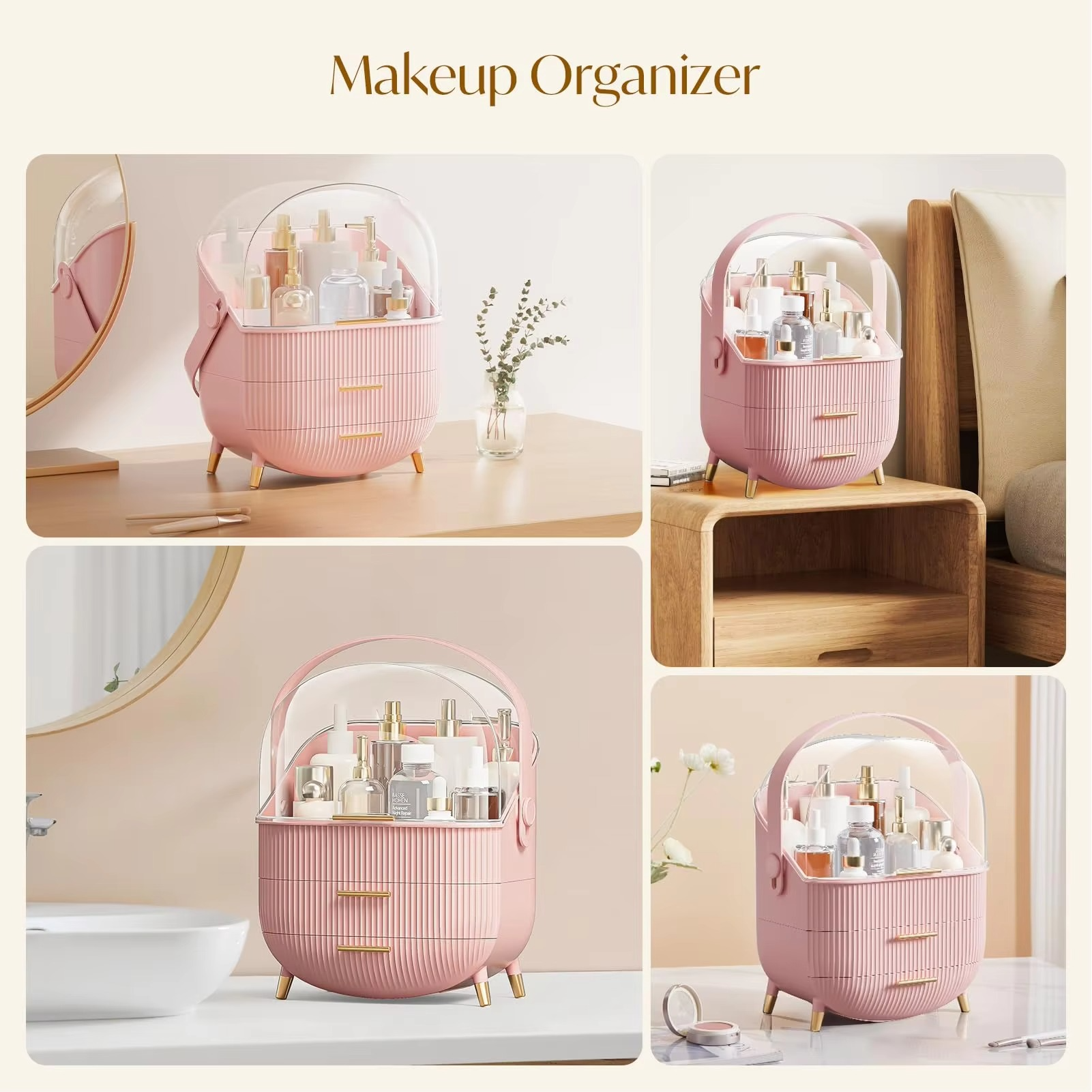 Makeup, Cosmetics and Skin Care Products Storage & Display Box