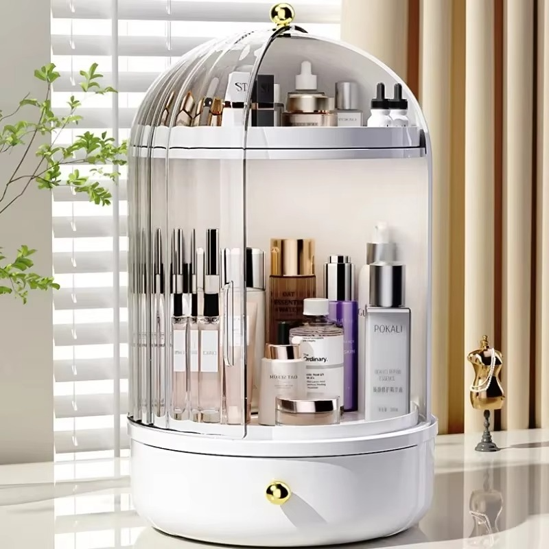 360 Degree Rotating Cosmetic Display & Storage Organizer