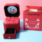 Luxury Gift Box Ring Earring Necklaces Organizer Jewelry Gift Packaging Romantic Eternal Rose Flower