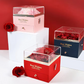 Eternal Flower Rose Necklace Pendant Bracelet Box Gift Box With Music Jewelry Box