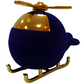 New Born Baby Velvet Helicopter Ring Box