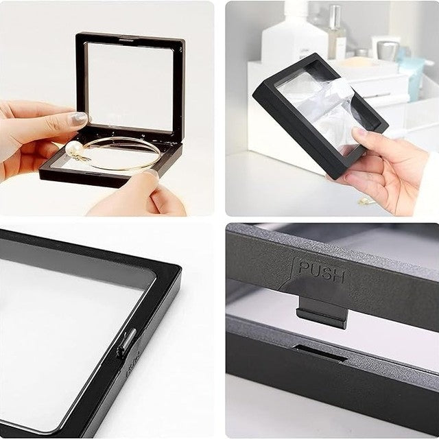 3D Floating Frame Display Jewelry Holder