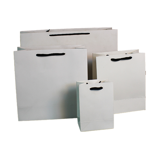 White & Black Eco Paper Jewel Bags