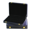 Blue Leatherette 12pcs Tops Stock Boxes