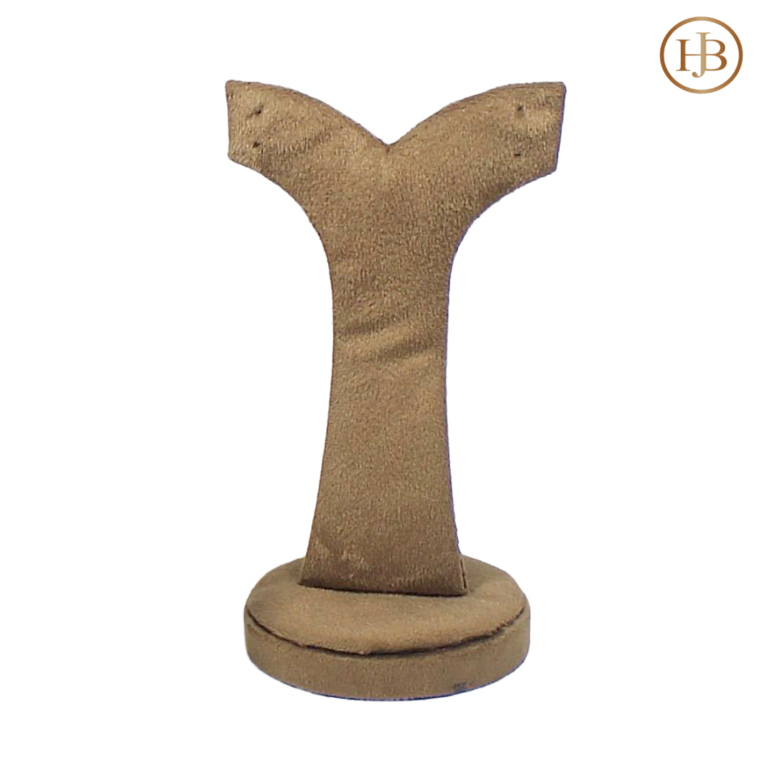 Velvet Y-Shaped Earring Display Stand