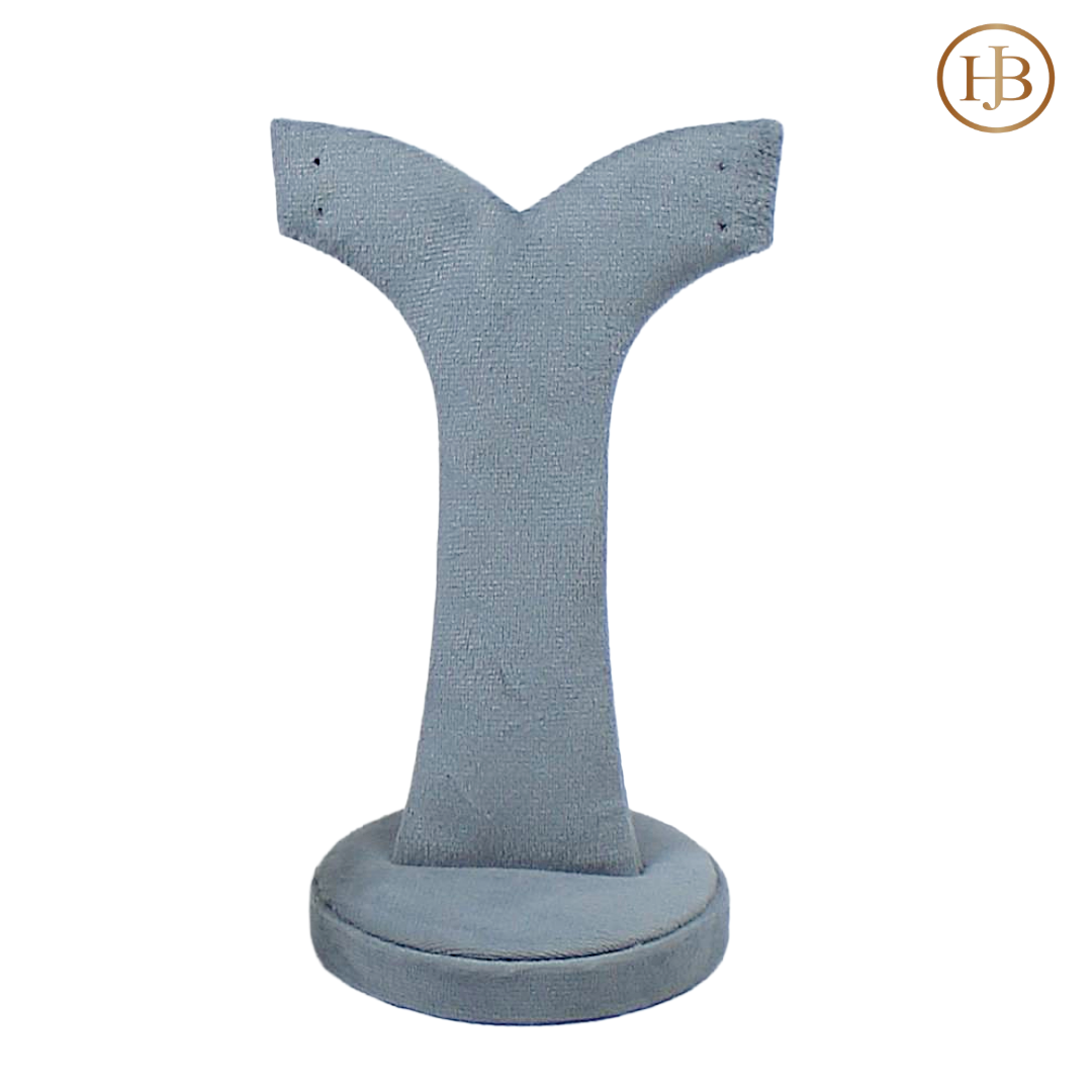 Velvet Y-Shaped Earring Display Stand