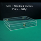 Booklet Acrylic Boxes with U Lock