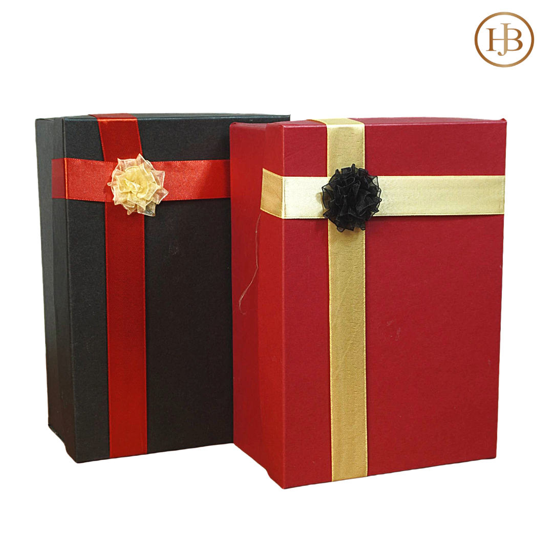 Top & Bottom Trio Boxes – 3-Piece Premium Flower Gift Set