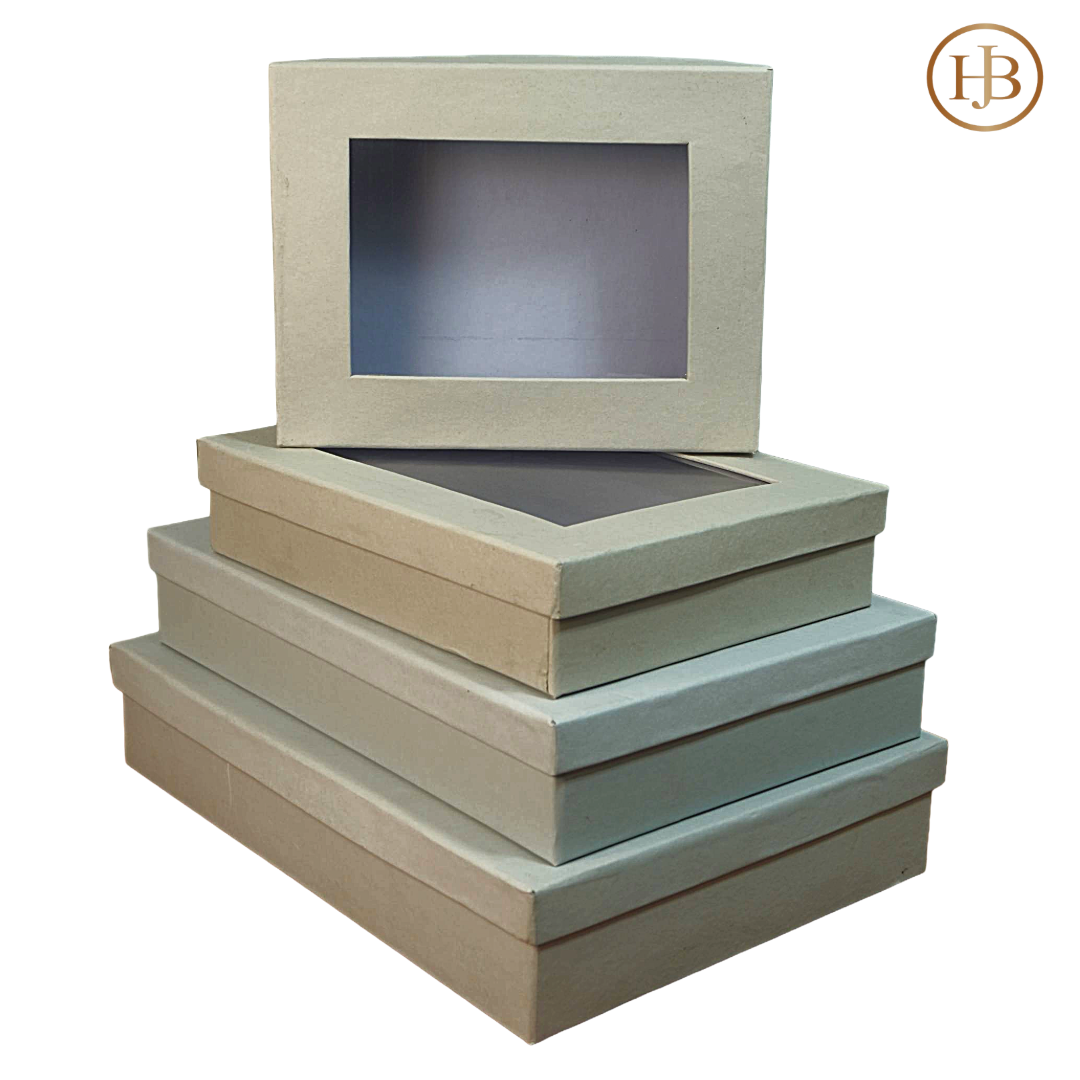 Top & Bottom Window Boxes – 4-Piece Premium Gift Set