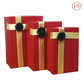 Top & Bottom Trio Boxes – 3-Piece Premium Flower Gift Set