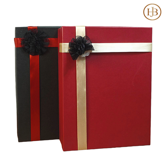 Top & Bottom Trio Boxes – 3-Piece Premium Flower Gift Set