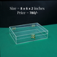 Booklet Acrylic Boxes with U Lock