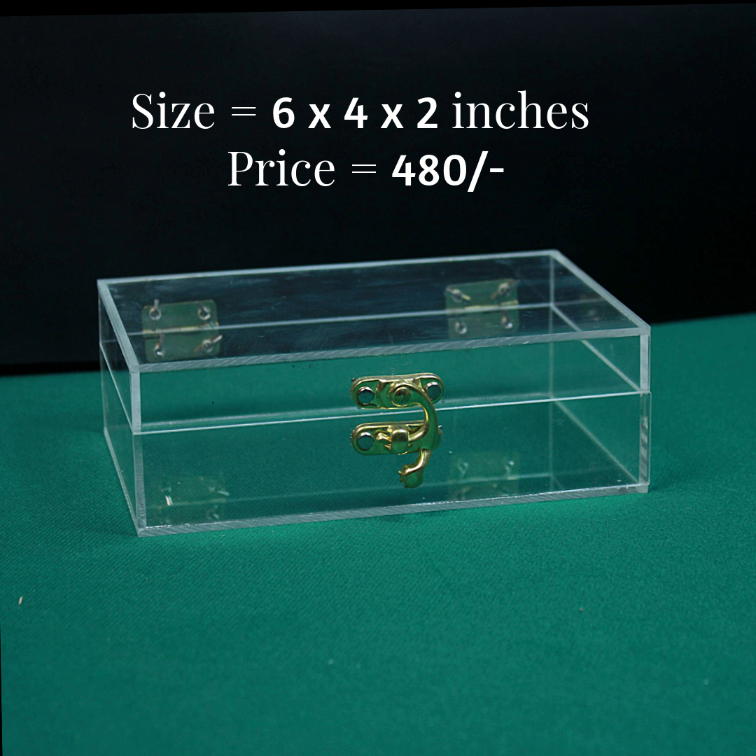 Booklet Acrylic Boxes with U Lock