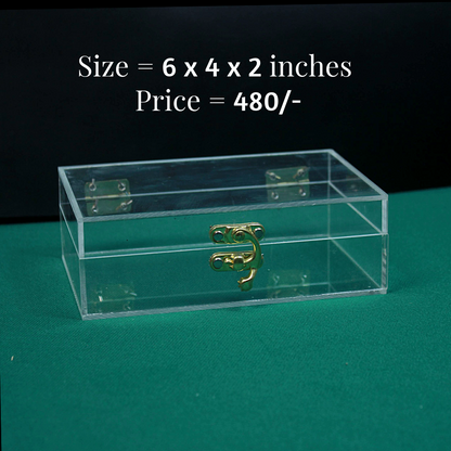 Booklet Acrylic Boxes with U Lock