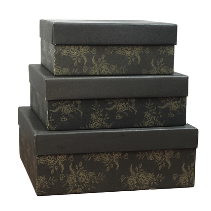 Top & Bottom Trio Boxes – 3-Piece Premium Gift Set